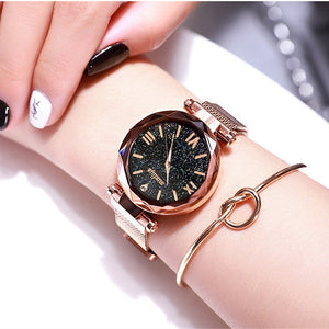 Luxury Women Watches Magnetic Starry Sky Female Clock Quartz WristwatcheFashion Ladies Wrist Watch reloj mujer relogio feminino