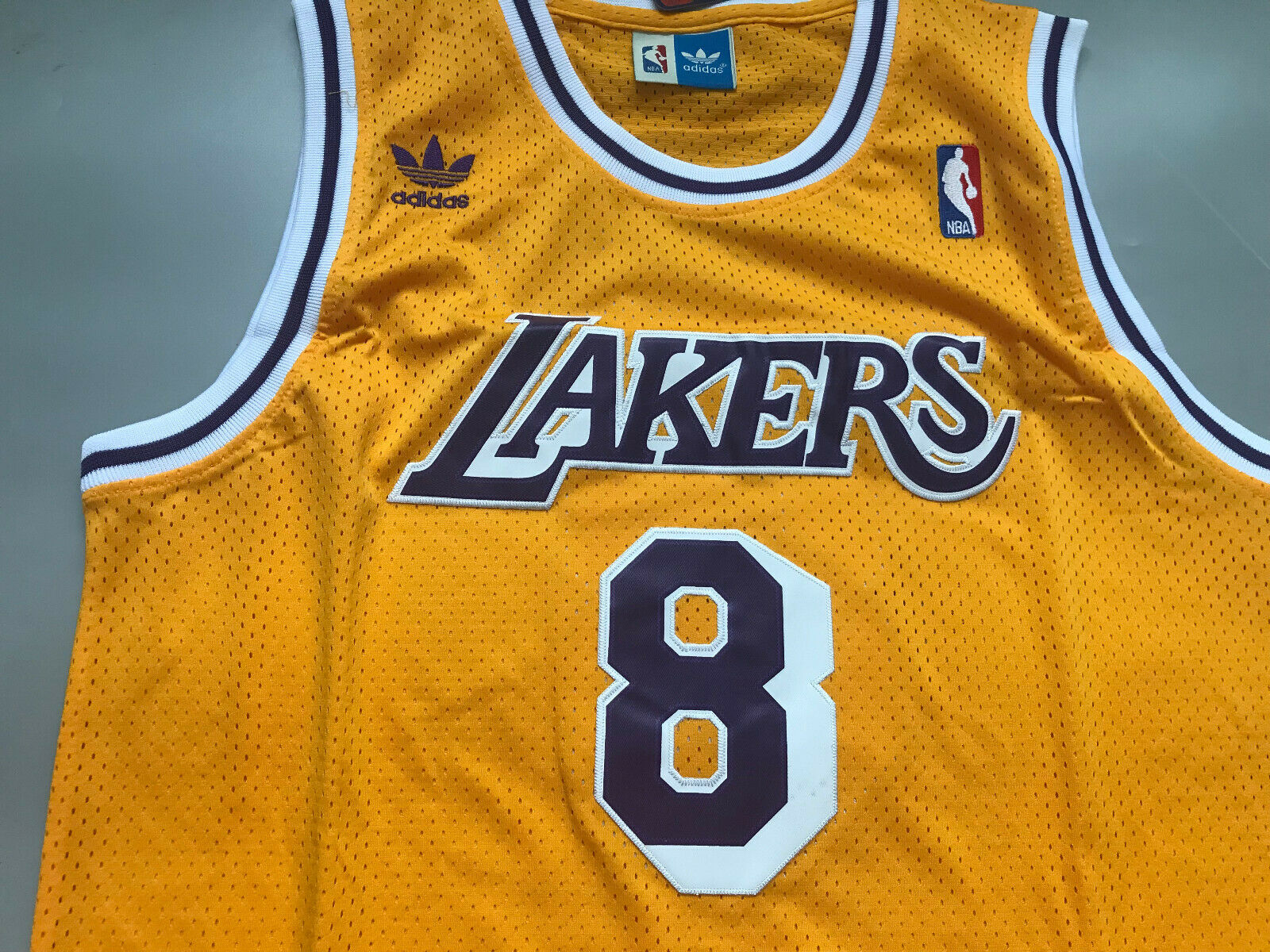 Kobe Bryant LA Lakers Hardwood Classics #8 Men's Swingman Jersey Gold S-XXL